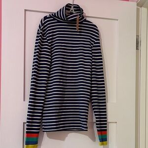 Striped Turtleneck Sweater girls 13/14
